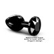 Металева анальна пробка із прикрасою у вигляді кристалу Dorcel - Diamond Plug BLACK M-1