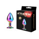 Металева анальна пробка MAI Attraction Toys №73 Rainbow-2