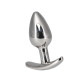 Анальна пробка Pillow Talk Sneaky Luxurious Stainless Steel Anal Plug S