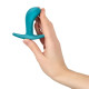 Анальна пробка Fun Factory BOOTIE S Aquamarine, діаметр 2,8 см, тонкий обмежувач-1