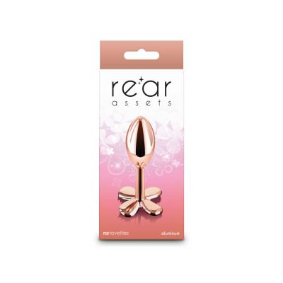 Анальна пробка NS Novelties Rear Assets - Clover - Rose Gold
