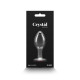 Скляна анальна пробка NS Novelties Crystal - Desires - Red Heart - Medium-3