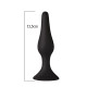 Анальна пробка з присоскою MAI Attraction Toys №33 Black, довжина 11,5cм, діаметр 3см-1