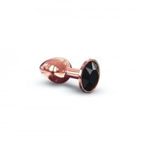 Металева анальна пробка із прикрасою у вигляді кристалу Dorcel - Diamond Plug S