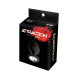 Анальна пробка з кристалом MAI Attraction Toys №47 Black, довжина 7см, діаметр 2,8 см-2