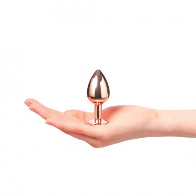 Металева анальна пробка із прикрасою у вигляді кристалу Dorcel - Diamond Plug S Металева анальна пробка із прикрасою у вигляді кристалу Dorcel - Diamond Plug S
