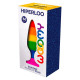 Анальна пробка Wooomy Hiperloo Silicone Rainbow Plug M-2
