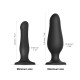 Strap-On-Me INFLATABLE DILDO PLUG - NOIR L, XL-5