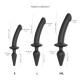 Анальна пробка з дилдо Strap-On-Me SWITCH PLUG-IN SEMI-REALISTIC DILDO BLACK - S-3