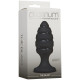 Анальний плаг зі спіральним каналом Doc Johnson Platinum Premium Silicone — The Blast — Black-1