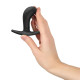 Анальна пробка Fun Factory BOOTIE S Black, діаметр 2,8 см, тонкий обмежувач-1