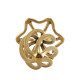 Анальна пробка LOCKINK SEVANDA Hollow Spiral Golden Metal Anal Plug - S size-6
