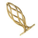 Анальна пробка LOCKINK SEVANDA Hollow Spiral Golden Metal Anal Plug - S size-1