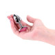 Анальна пробка NS Novelties Rear Assets - Silver - Small - Pink Gem-1