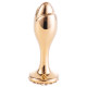 Металева анальна пробка Хвіст поні LOCKINK SEVANDA White Pony-Tail Anal Rose-shape Plug-3