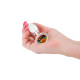 Скляна анальна пробка NS Novelties Crystal - Desires - Rainbow Gem - Small-1