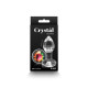 Скляна анальна пробка NS Novelties Crystal - Desires - Rainbow Gem - Small-2