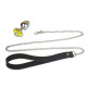 Металева анальна пробка Art of Sex Metal Anal Plug with Leash size S з повідцем-3