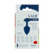 Металева анальна пробка Lux Active з трояндою - Rose Anal Plug - Black, віброкуля в подарунок-5