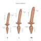 Анальна пробка з дилдо Strap-On-Me SWITCH PLUG-IN REALISTIC DILDO CARAMEL - S-3