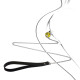Металева анальна пробка Art of Sex Metal Anal Plug with Leash size S з повідцем-1