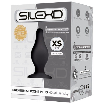 Анальна пробка SilexD (Model 2 size XS) двошаровий, силікон+Silexpan, діаметр 2,9 см Анальна пробка SilexD (Model 2 size XS) двошаровий, силікон+Silexpan, діаметр 2,9 см