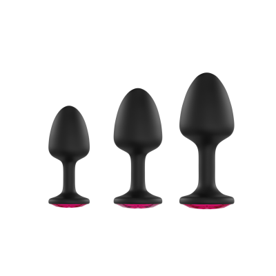 Анальна пробка Dorcel Geisha Plug Ruby M з кулькою всередині, створює вібрації, макс. діаметр 3,2см Анальна пробка Dorcel Geisha Plug Ruby M з кулькою всередині, створює вібрації, макс. діаметр 3,2см