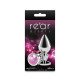 Анальна пробка NS Novelties Rear Assets - Silver - Medium - Pink Gem-2