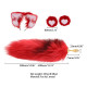 Анальна пробка з хвостом лисиці LOCKINK SEVANDA Red Vixen Set with Pear-shape Plug-6