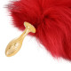Анальна пробка з хвостом лисиці LOCKINK SEVANDA Red Vixen Set with Pear-shape Plug-5