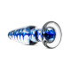 Скляна анальна пробка з внутрішньою спіраллю Gildo Glass Buttplug No. 23-1