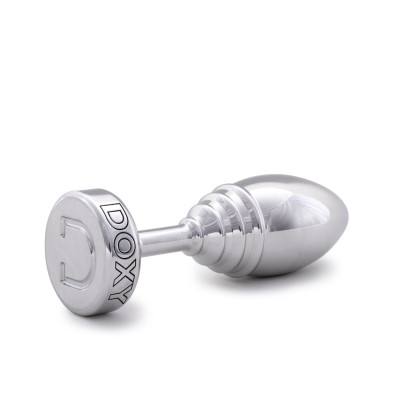 Анальна пробка DOXY Butt Plug RIBBED M