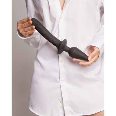 Анальна пробка з дилдо Strap-On-Me SWITCH PLUG-IN REALISTIC DILDO BLACK - L