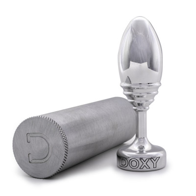 Анальна пробка DOXY Butt Plug RIBBED M