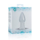 Скляна анальна пробка Gildo Glass Buttplug No. 24-3