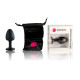 Анальна пробка Dorcel Geisha Plug Diamond L з кулькою всередині, створює вібрації, макс. діаметр 4 с-2