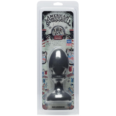 Анальна пробка Doc Johnson American Bombshell Little Boy - Gun Metal, діаметр 5,59 см Анальна пробка Doc Johnson American Bombshell Little Boy - Gun Metal, діаметр 5,59 см