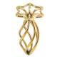 Анальна пробка LOCKINK SEVANDA Hollow Spiral Golden Metal Anal Plug - L size-8