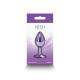 Анальна пробка NS Novelties Rear Assets - Small - Purple-3