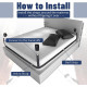 БДСМ-набір LOCKINK YEAHWOW Bed Restraint set-4