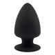 Анальна пробка SilexD (Model 1 size M) двошарова, силікон + Silexpan