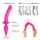 Анальна пробка з дилдо Strap-On-Me SWITCH PLUG-IN SEMI-REALISTIC DILDO FUCHSIA - L-1