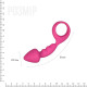Анальна пробка Adrien Lastic Budy Pink із стимулюючою ніжкою, макс. діаметр 2,5 см-1
