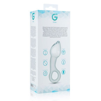 Скляний стимулятор простати Gildo Glass Prostate Plug No. 13