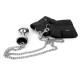 Наручники з металевою анальною пробкою Art of Sex Handcuffs with Metal Anal Plug size M Black-1