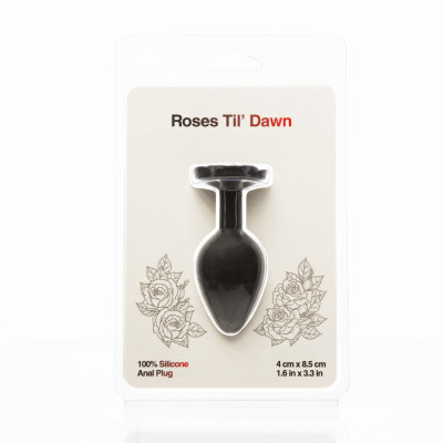 Анальна пробка BMS Roses Til’ Dawn Silicone Anal Plug Medium