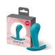 Анальна пробка Fun Factory BOOTIE M Aquamarine, діаметр 3,3 см, тонкий обмежувач-2