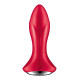 Анальна смартвібропробка із перлинним масажем Satisfyer Rotator Plug 1+ Red-3