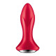 Анальна смартвібропробка із перлинним масажем Satisfyer Rotator Plug 1+ Red-6
