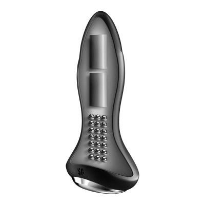 Анальна смарт вібропробка із перлинним масажем Satisfyer Rotator Plug 1+ Black Анальна смарт вібропробка із перлинним масажем Satisfyer Rotator Plug 1+ Black